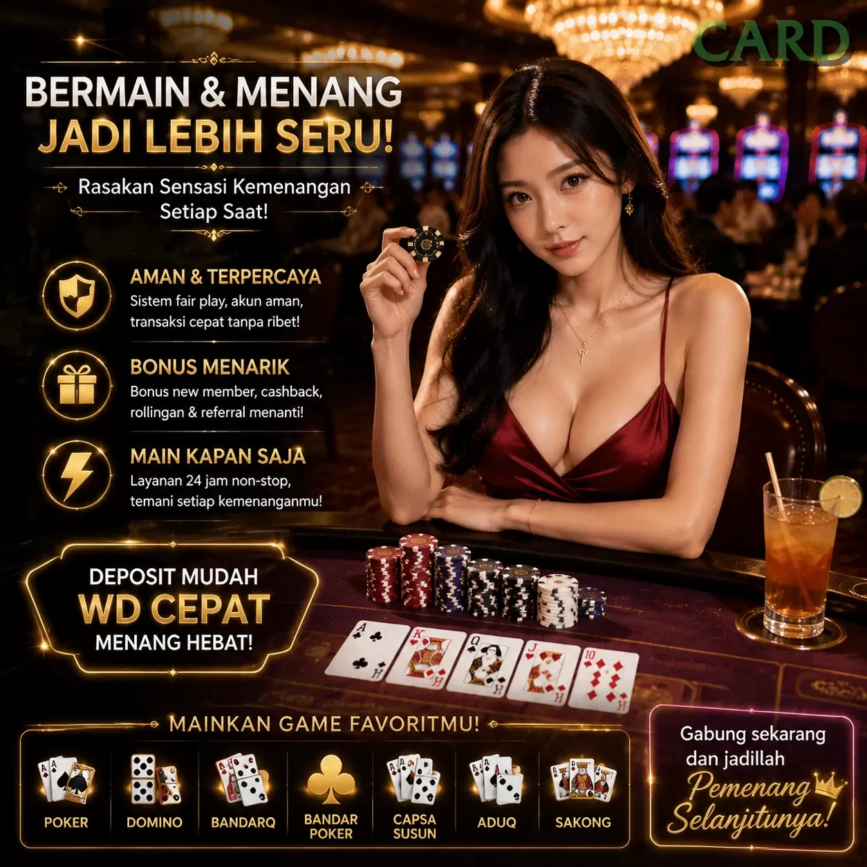 BONUS GARANSI KEKALAHAN SALDO KEMBALI 100_ promotion image